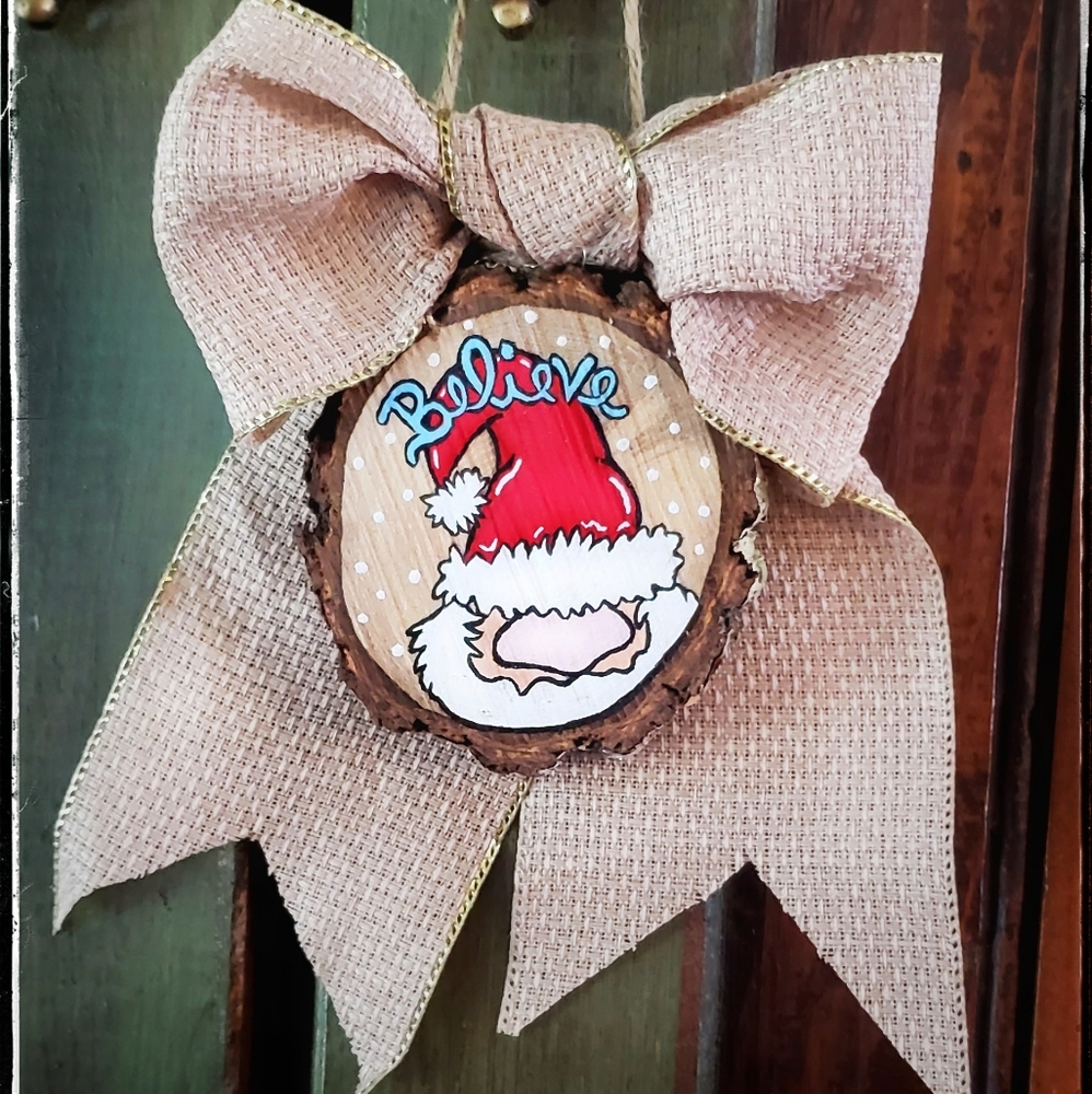Believe Christmas Ornament